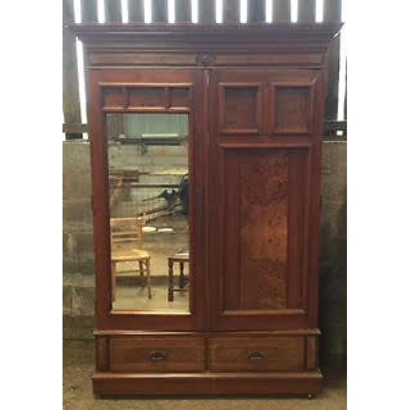 Antique/Vintage Walnut Bedroom Suite (Four Piece)