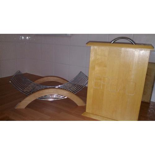 BREAD BIN & FRUIT BASKET