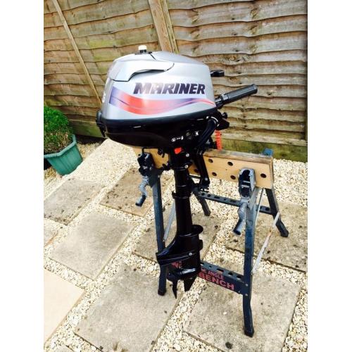 Mariner 3.5hp F3.5M Short Shaft 4-Stroke Lightweight Outboard Motor
