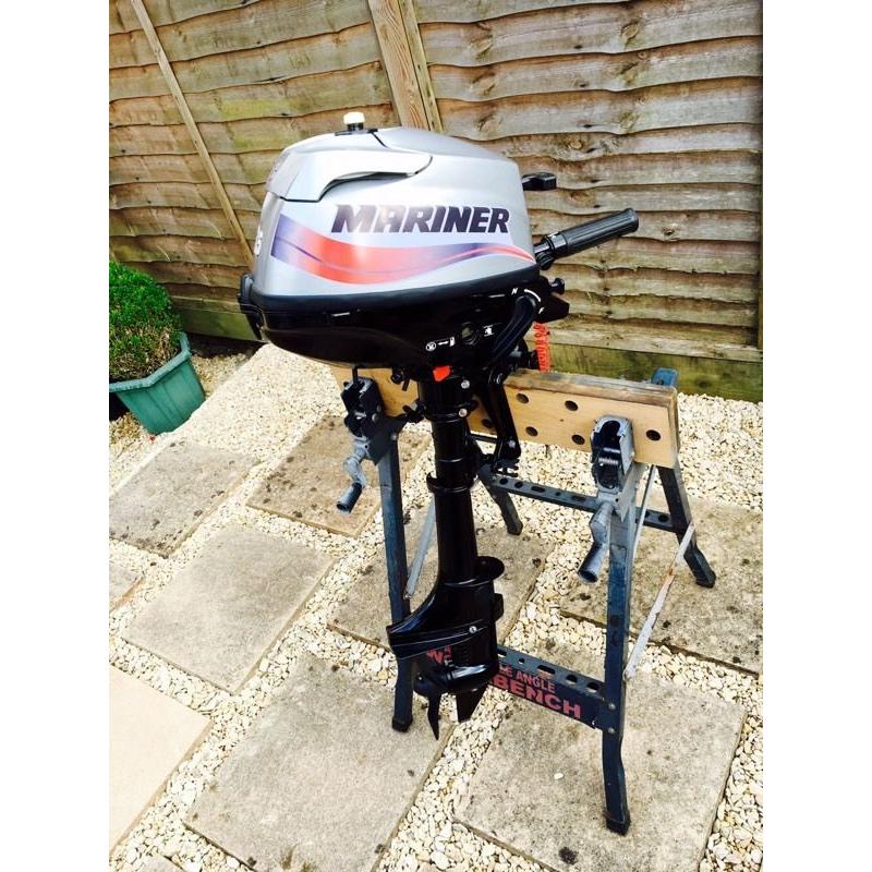 Mariner 3.5hp F3.5M Short Shaft 4-Stroke Lightweight Outboard Motor