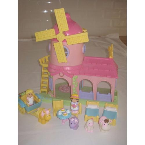 ELC Happyland Toy Pink Windmill Farm