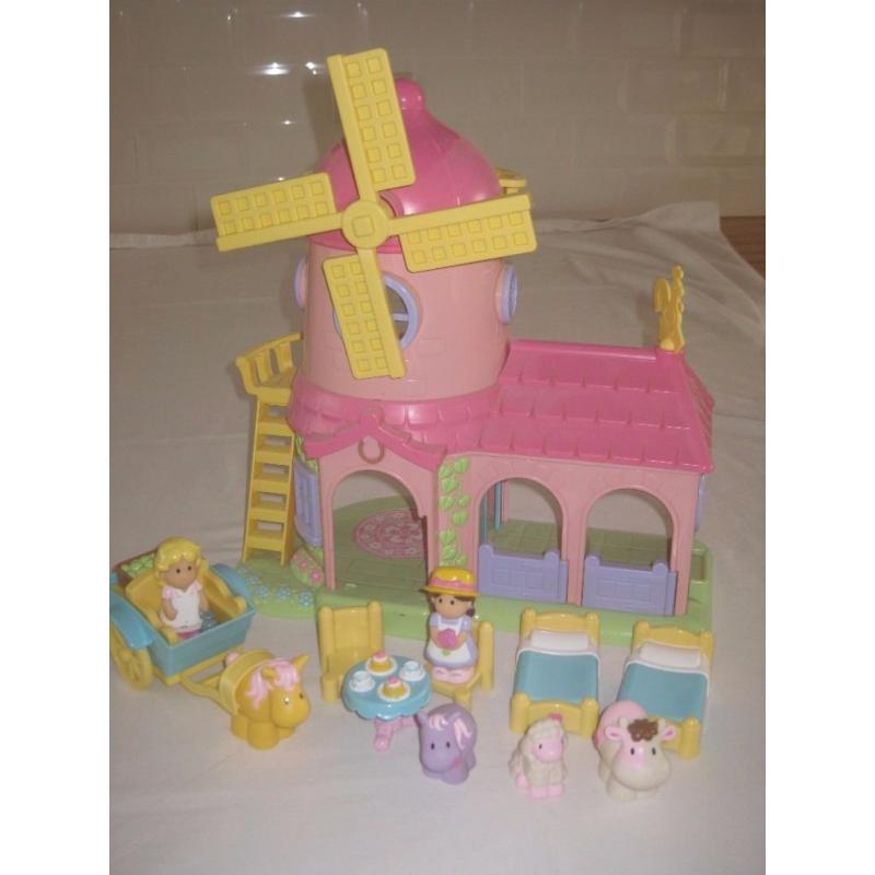 ELC Happyland Toy Pink Windmill Farm