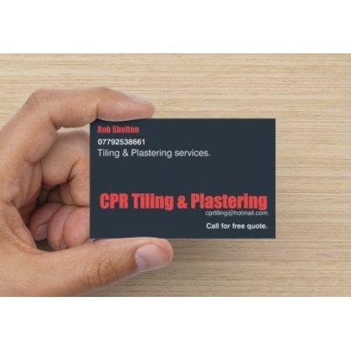 Tiling & Plastering services.