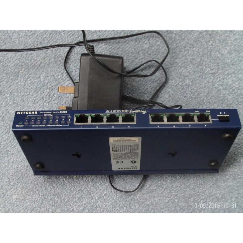 Netgear Fast Ethernet switch FS108