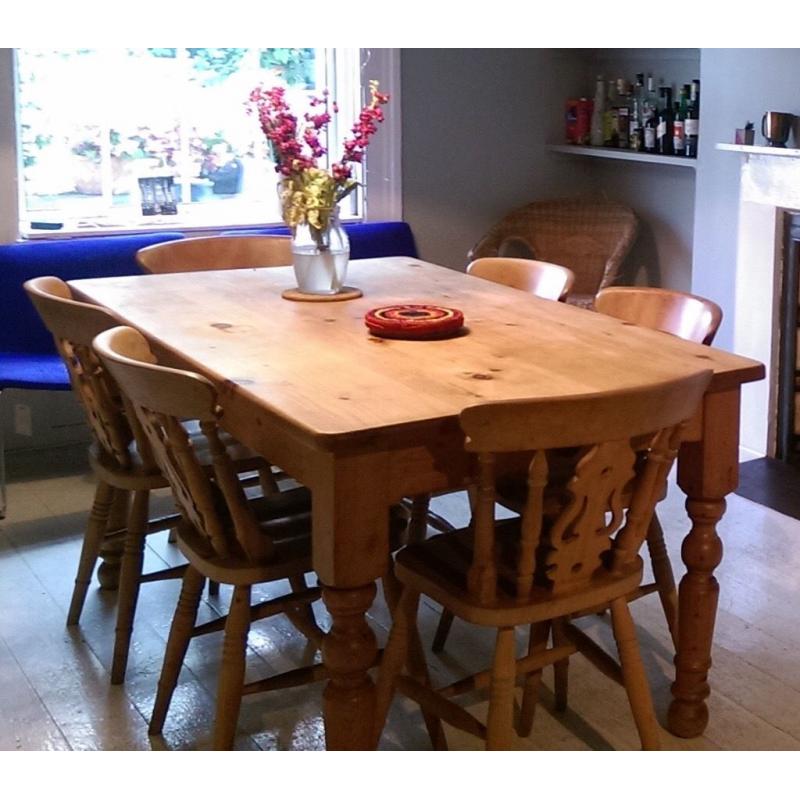 Rusting Wooden Kitchen Table and chairs