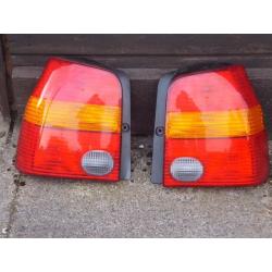 SEAT AROSA 1999 / VW LUPO COMPLETE REAR LIGHT UNITS x 2