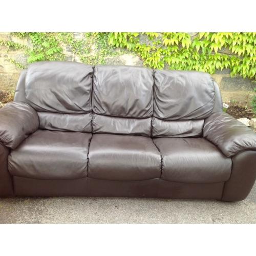 Leather sofa