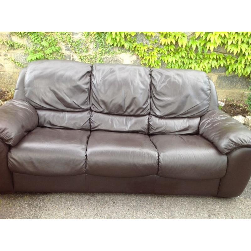 Leather sofa