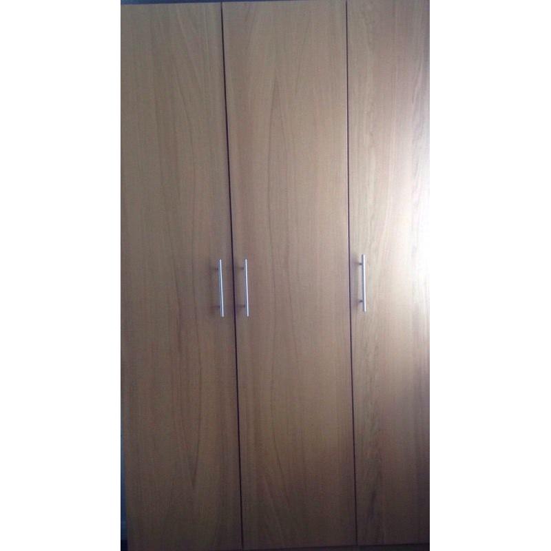 IKEA pax oak wardrobes