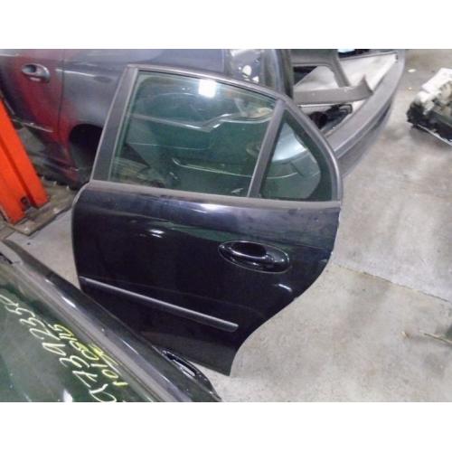 SAAB 9-3 SALOON 03-07 PASSENGER REAR DOOR IN BLACK BARE DOOR ONLY