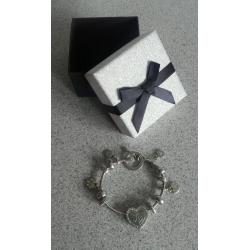 Lipsy London charm bracelet with free gift box!!!!