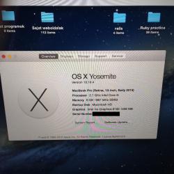 13" Macbook retina pro 2.7/8gb/256GB "2015 Early"