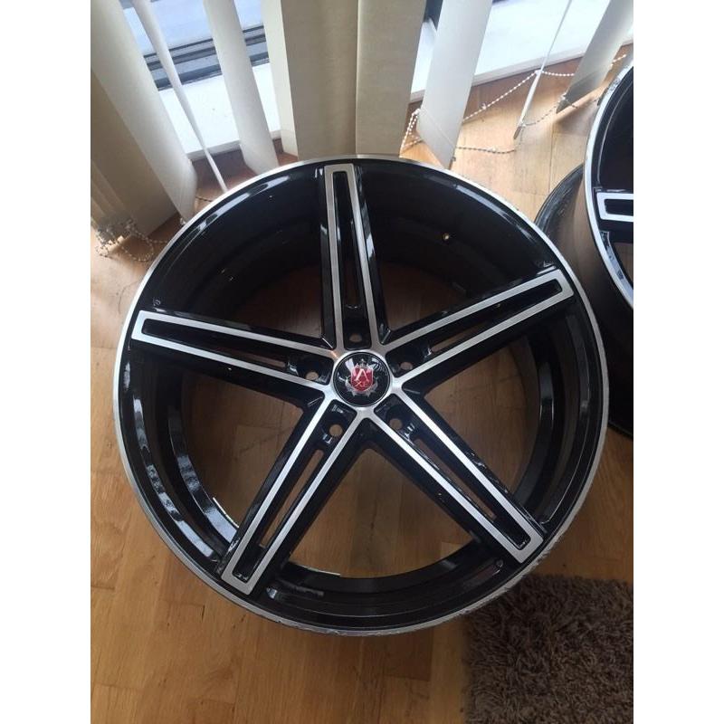 BMW AXE Diamond Cut 19 inch Concave Staggered Alloy Wheels CV3 VOSSEN - E46 E90 M3 M5 3 5 series