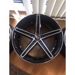 BMW AXE Diamond Cut 19 inch Concave Staggered Alloy Wheels CV3 VOSSEN - E46 E90 M3 M5 3 5 series