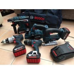 Bosch 18v cordless power tool kit like new