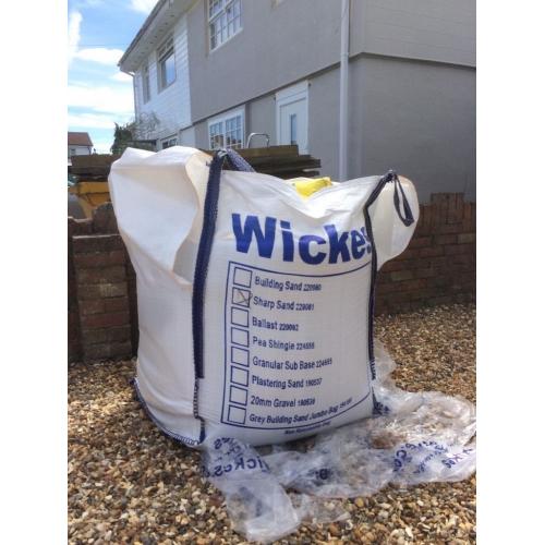 850kg Wickes sharp sand