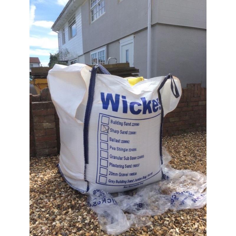850kg Wickes sharp sand