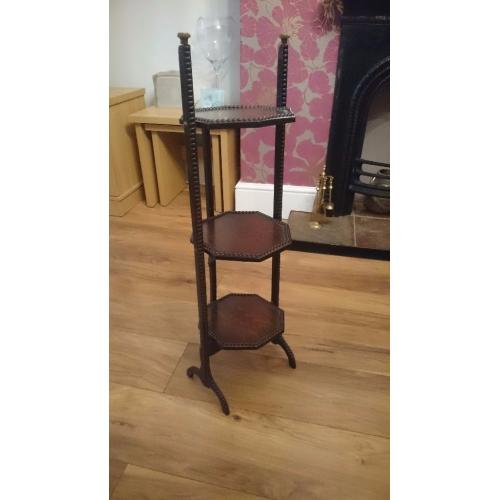 Mahogany ornament stand