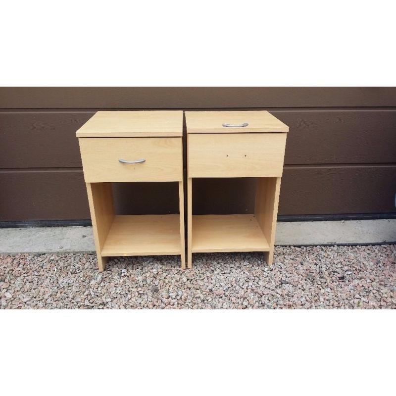 2 x Bedside Table