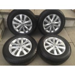 Genuine VW Transporter T6 Alloy Wheels & Goodyear Tyres