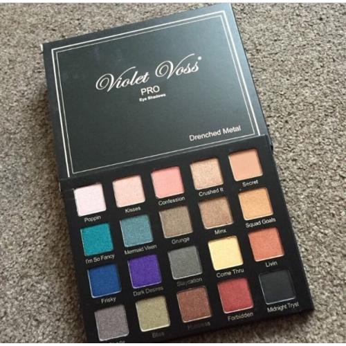 100% original Violet Voss Drenched Metal EyeShadow Palette