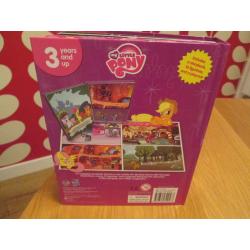 BRAND NEW "MY LITTLE PONY" BUSY BOOK (12 FIGURINES, STORYBOOK AND A PLAYMAT)