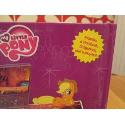 BRAND NEW "MY LITTLE PONY" BUSY BOOK (12 FIGURINES, STORYBOOK AND A PLAYMAT)