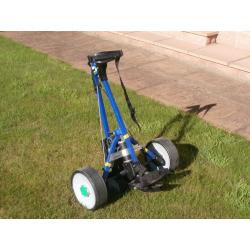 Hillbilly Motorised Golf Trolley + Charger+ 2 rechargable batteries (as NEW)