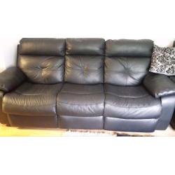Black leather suite