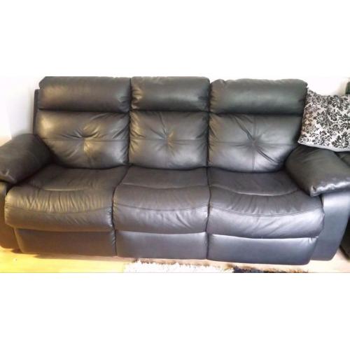 Black leather suite