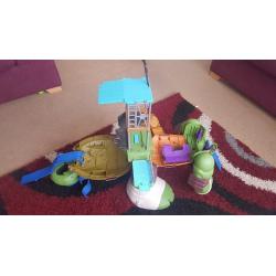 Teenage mutant ninja turtle large leonardo playset