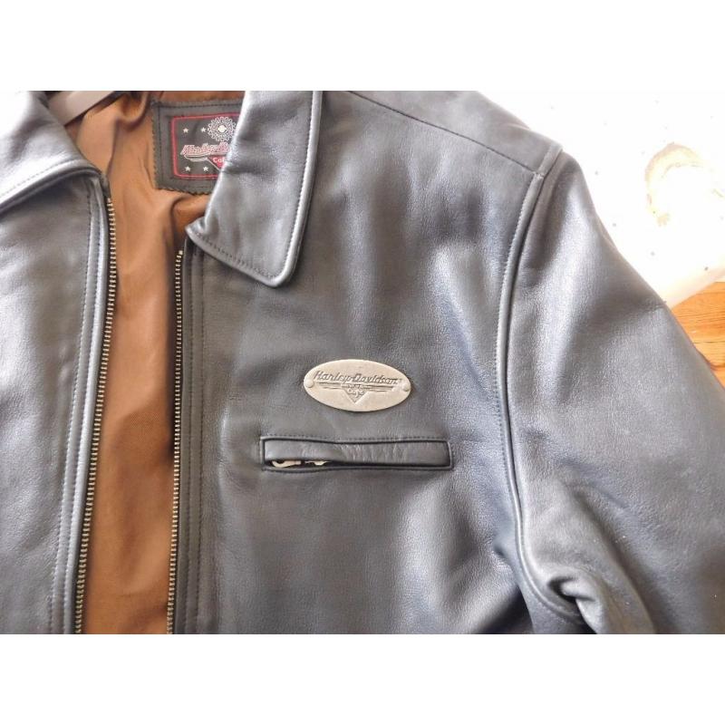 Harley Davidson leather motorcycle jacket XL