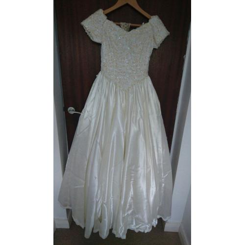 Custom Made Ivory Wedding Dress