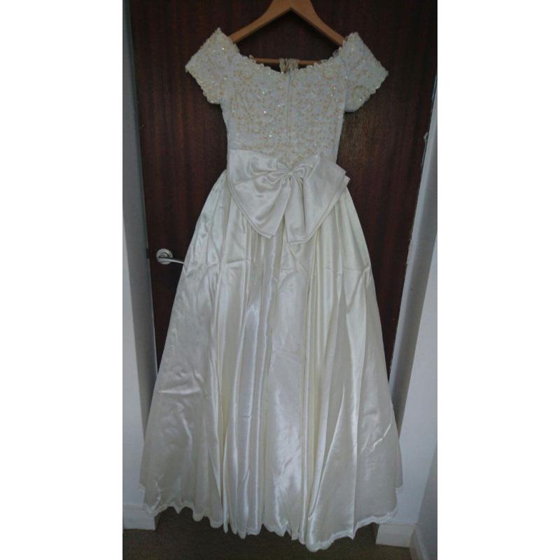Custom Made Ivory Wedding Dress