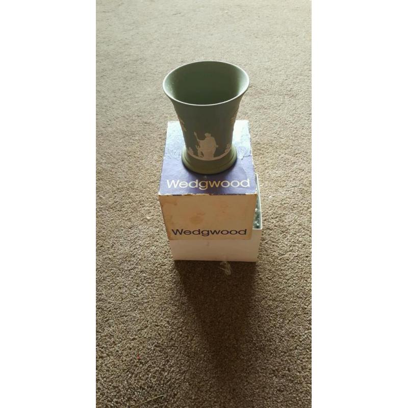 Green Wedgwood Small Vase