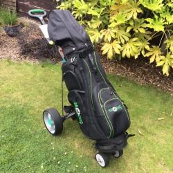 Hill Billy Golf Bag and Hill Billy Electric Trolley. Excellent condition
