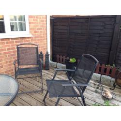 Garden patio chairs X 4
