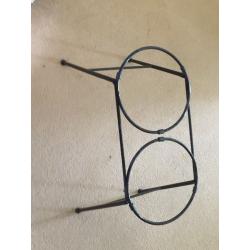 Twin Double Dog Feeding Station Stand