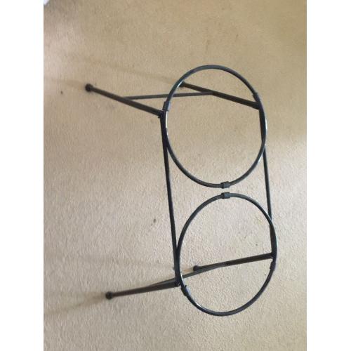 Twin Double Dog Feeding Station Stand