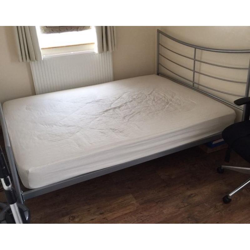 King size bed frame.