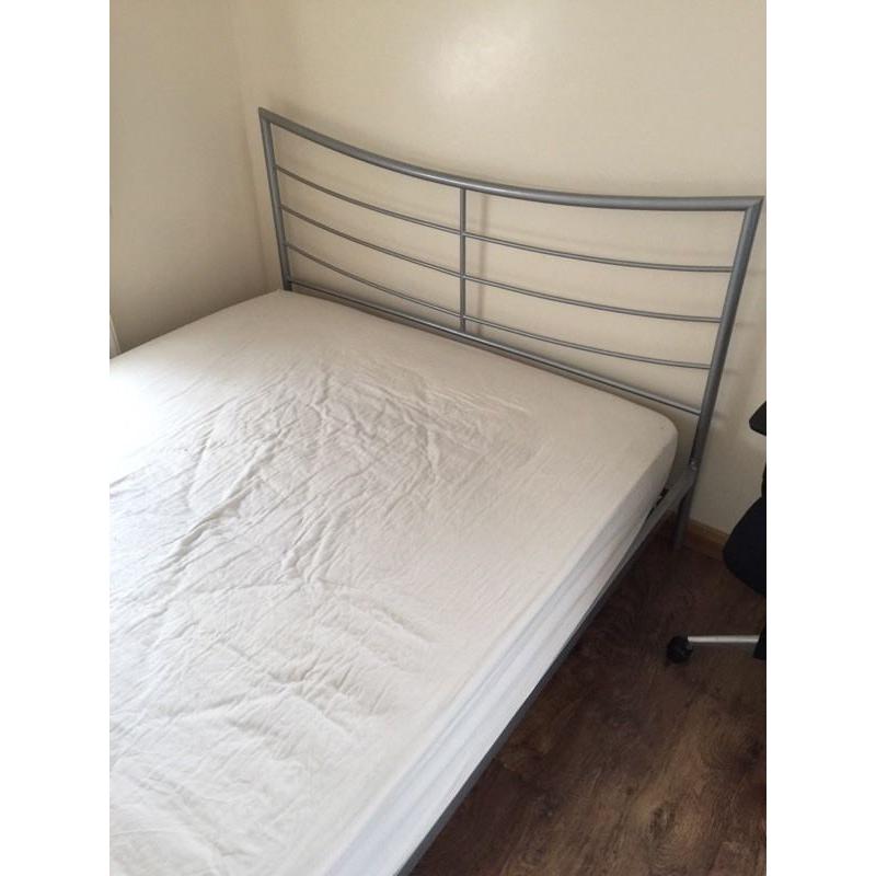 King size bed frame.