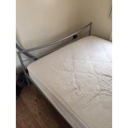 King size bed frame.