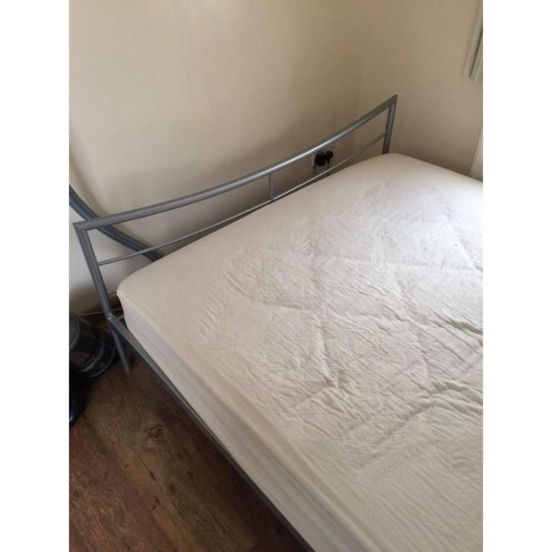 King size bed frame.
