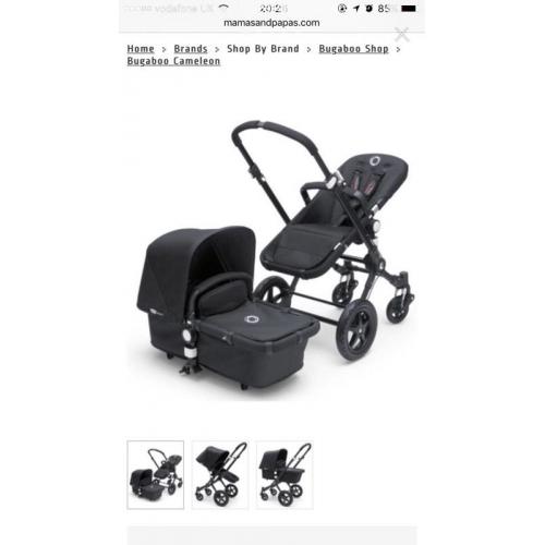 Bugaboo chamelion second generation black frame
