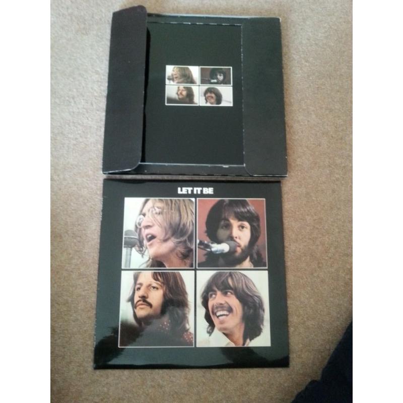 Beatles Let It Be Box Set Very Good Condition Rare Complete