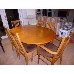 Solid Teak Dining Table