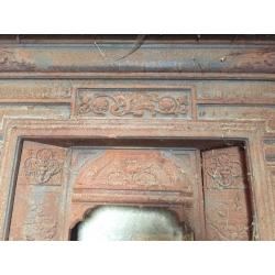 Cast iron fire place