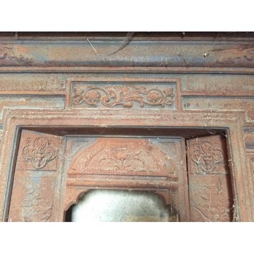 Cast iron fire place