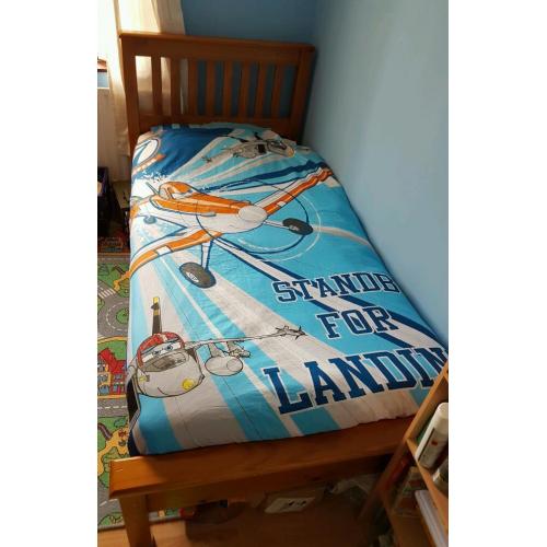 Solid Wood Single Bed Frame