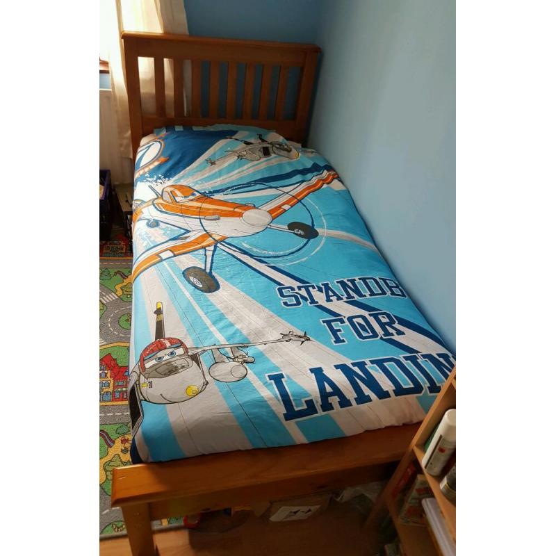 Solid Wood Single Bed Frame